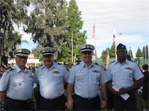 Memorial service at Yorba Linda